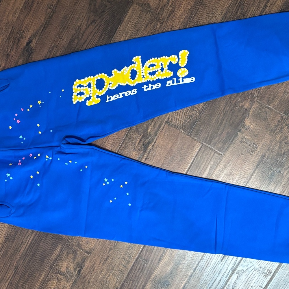 Spyder Blue Graphic Sweatpants